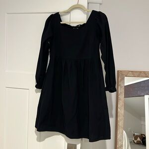 100% cotton short black baby doll dress size XS